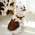 thumbnail image 6 of M-7XL Pet Warm Flannel Clothes Winter Dog Cat Coat Pet Clothes 5-35kg Bichon French Bulldog Clothes Pajamas,XL,Color Dot, 6 of 7