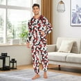 thumbnail image 3 of joogoo Irregular Squares Unisex Adults Onesies Pajamas Jumpsuits S, 3 of 7