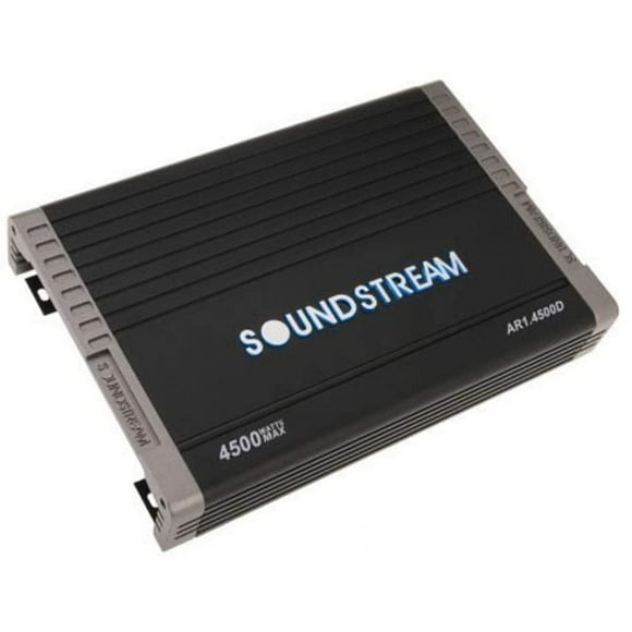 Soundstream Arachnid Series 4500W Class D Monoblock Amplifier, Black