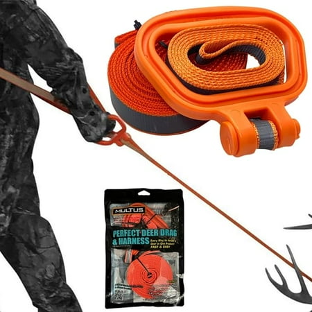MULTUS: Deer Drag and Harness Hunting Gear Every Way to Drag a Deer in ONE Product Fast & Easy! Hunting accessories for deer hunting Gift