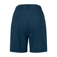thumbnail image 6 of BLVB Women's Hiking Cargo Shorts with Pockets Work Golf Short Pants Lightweight Outdoor Active Summer Shorts for Women, 6 of 9
