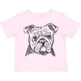 thumbnail image 3 of Inktastic English Bulldog Sketch Portrait Boys or Girls Toddler T-Shirt, 3 of 5