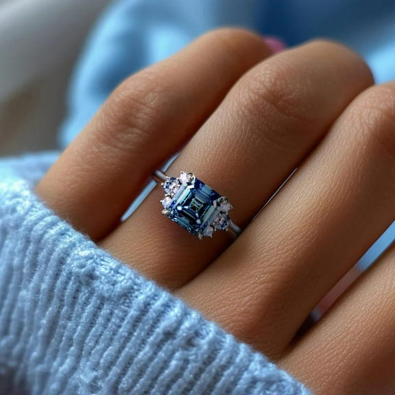 Natural Blue Topaz Ring, 92.5% Sterling Silver Ring, Silver Blue Topaz Ring, Gemstone Ring, Sterling Silver Ring, Rings for Women,handmade