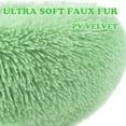 thumbnail image 4 of Round Plush Pet Bed for Dogs & Cats,Fluffy Soft Warm Calming Dog Bed Sleeping Kennel Nest,31.5 x 31.5 x 8", 4 of 7