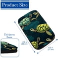 thumbnail image 4 of Turtle Premium 12.5x8.2 Inch Soft Comfortable Furry Printed Car Armrest Mat Cover Accessory, 4 of 6