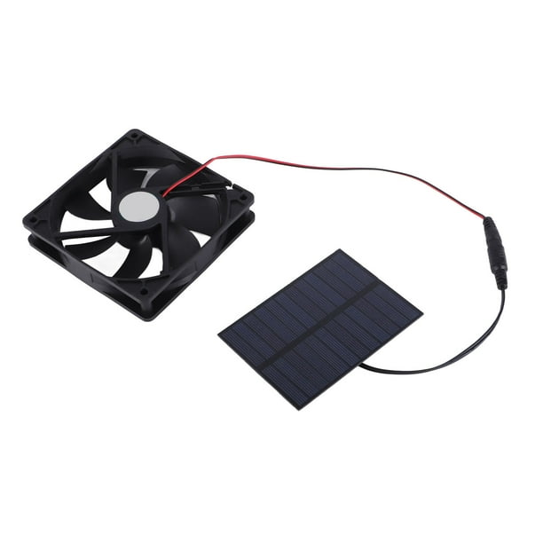 Kit de Ventilador de Panel Solar, Kit de Ventilador de Escape Solar Profesional A PrueBa de Meteorología 3W Para Gallineros