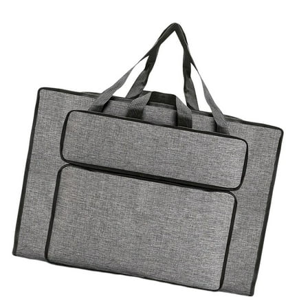 URTERYSER Painting Board Carrying Bag Water Resistant Drawing Board Carrying Bag Storage Case Artist Carrying Bag For Artwork Light Gray