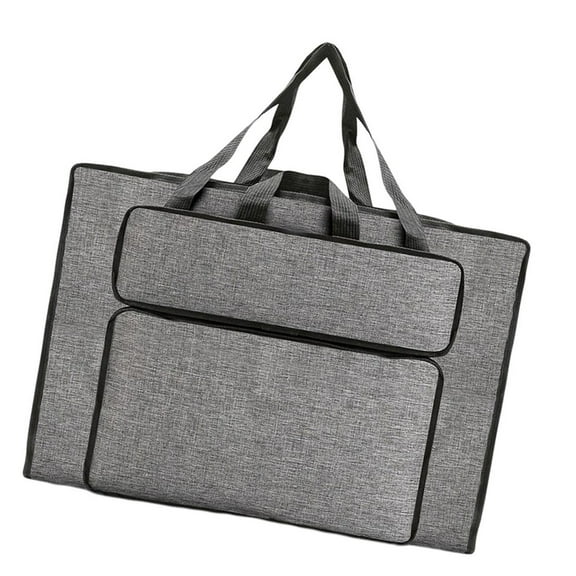 URTERYSER Painting Board Carrying Bag Water Resistant Drawing Board Carrying Bag Storage Case Artist Carrying Bag For Artwork Light Gray