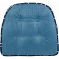 thumbnail image 6 of Non-Slip Tufted Chair Cushions for Dining Room, Kitchen and Office Use, U-Shaped Skid-Proof Seat Pad, 15x16 Inches, 4 Pack, Geo Blue, 6 of 6