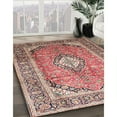 thumbnail image 2 of Ahgly Company Indoor Rectangle Traditional Light French Beige Brown Area Rugs, 5' x 8', 2 of 6