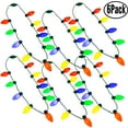 thumbnail image 2 of JOYIN 6 Pack Holiday Christmas LED Light Up Bulb Necklace Christmas Holiday Accessories Party Favors, 2 of 8