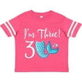thumbnail image 3 of Inktastic 3rd Birthday Mermaid Party Girls Toddler T-Shirt, 3 of 5