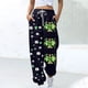 thumbnail image 1 of Pincandy Women's St. Patrick's Day Pants - Printed, Elastic Waist with Tie & Pockets, Cuffed Leg for Holiday & Daily Wear, 1 of 5