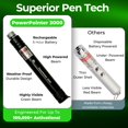 thumbnail image 4 of Linterna Cinder Brands Power Pointer 3000 con Proyección de Estrellas, 4 of 7
