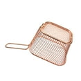 thumbnail image 3 of Clearance!Ymkly kitchen toolsElectroplate Stainless Steel Mini Frying Net Square Block Mesh Kitchen Toolsgrill mat, 3 of 6
