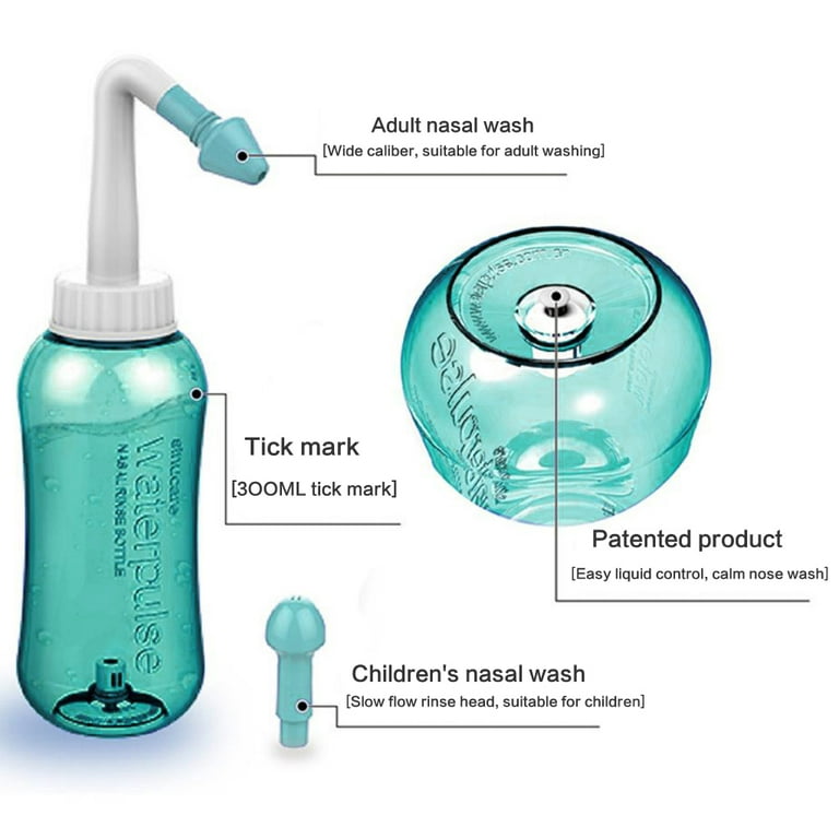 500ml Nettoyant Nasal Wash Nettoyage du nez Adultes Enfants Protecteur de  nez Neti Pot