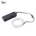 thumbnail image 2 of Ounissouiy Cuerda luminosa flexible resistente al agua con controlador USB Tubo de LED intermitente constante/rápido de 9 pies Iluminación y accesorios blanco 9ft, 2 of 6