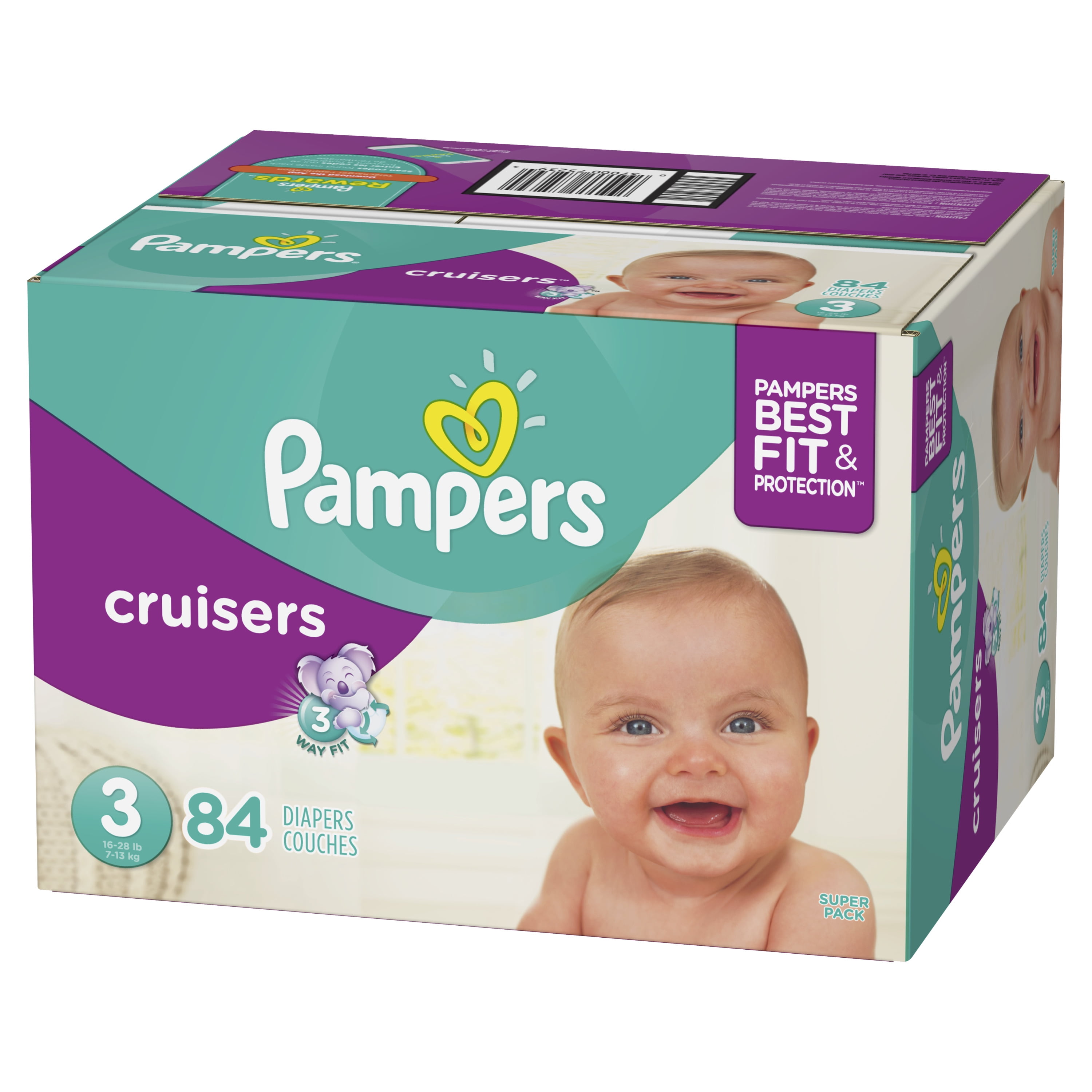 pampers cruisers size 3 walmart