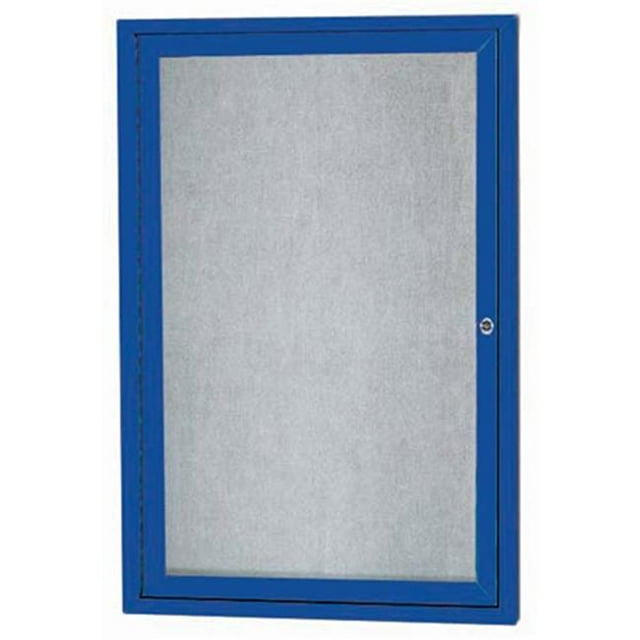 Aarco Products ODCC2418RIBA Tableau d'Affichage Extérieur Fermé Éclairé 1 Porte - Anod Bronzé