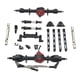 thumbnail image 2 of Kits de montaje delantero y trasero de piezas de actualización de automóviles RC Reemplaza piezas de repuesto fáciles de instalar Negro, 2 of 9