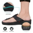 thumbnail image 3 of Aerosoft Freedom Arch Support T-Strap Casual Summer Sandals for Women, 3 of 7