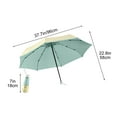 thumbnail image 3 of Small Mini Umbrella with Lightweight Compact Design Sunshade Umbrella Sunshade Umbrella Travel Umbrella Windproof Portable Sunshade Umbrella Outdoor Sunshade Umbrella, 3 of 7