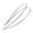 Silver, variant on L. Erickson Thin Metal Double Headband - Gold