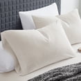 thumbnail image 2 of Sweet Home Collection Jersey Knit Microfiber Sheet Set Full Ivory, 2 of 7