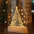 thumbnail image 1 of Table Lamp Christmas Decoration, Christmas Tree LED Bedside Lamp Christmas Decoration Indoor Battery Powered and USB Mini Christmas Tree with Lighting, New Year Room Table Lamp (Christmas Tree), 1 of 4