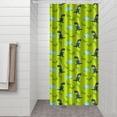 thumbnail image 3 of Cute Baby Dinosaur Shower Curtain - Minimalist Aesthetic Dino Design, Quick-Dry & Fade-Resistant Fabric, 3 of 5