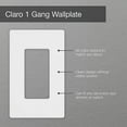 thumbnail image 5 of Lutron Claro 1 Gang Decorator Wallplate, SC-1-TP, Taupe Satin Finish, 5 of 7