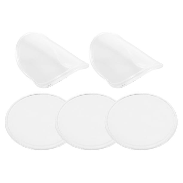 NUOLUX 5Ud Almohadillas Transparentes De Silicona Para Pestañas Con Amplia Antideslizante