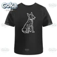 thumbnail image 1 of Camisetas con estampado de perro Basenji, ropa para hombre, nuevas camisetas y tops de algodón para mujer, camisetas estampadas, ropa Y2K, lindas y divertidas camisetas, 1 of 7