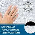 thumbnail image 3 of Guardmax Terry Cotton Queen Zippered Mattress Encasement - Waterproof & Bed Bug Proof Mattress Protector - Comfortable, Soft, and Noiseless Zippered Bedding - Dust Mite Proof (60 x 80 x 12), 3 of 10