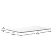 thumbnail image 4 of Flash Furniture Glenbrook 60" Rectangular Table Top Reversible White or Gray (XUWHGY3060), 4 of 9
