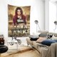 thumbnail image 2 of Tapiz de Sasha Banks con impresión de póster para colgar en la pared, arte de pared, tapiz para dormitorio, sala de estar, pasillo, dormitorio, decoración del hogar, 60 x 40 pulgadas, 2 of 8