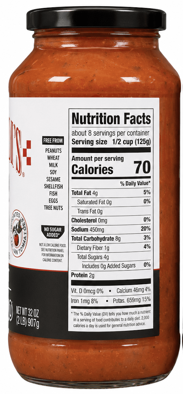 Grimaldi's Marinara Pasta Sauce 32oz Jar