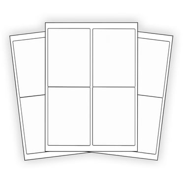 (60) 4 x 5 EcoSwift Laser/Ink Address Shipping Adhesive Labels 4 per sheet
