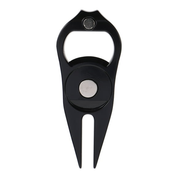 1 pieza de herramienta de reparación de divots de golf de aleación de zinc, marcador de pelota de golf, marcador de línea de bola