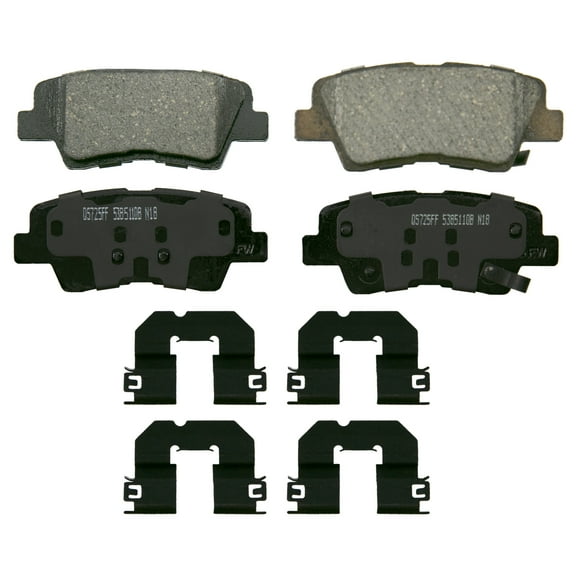 Wagner QuickStop ZD1848 Ceramic Disc Brake Pad Set Fits select: 2016-2018 HYUNDAI TUCSON, 2017-2022 KIA SPORTAGE