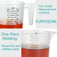 thumbnail image 4 of 8 Cup/2-Quart Large Measuring Cups, Clear, Strong Food Grade Liquid Measure Pitcher, for Home Hobbies/Professional Kitchen, 4 of 7