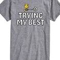 thumbnail image 3 of Peanuts - Trying My Best  - Men's Short Sleeve Graphic T-Shirt, 3 of 6