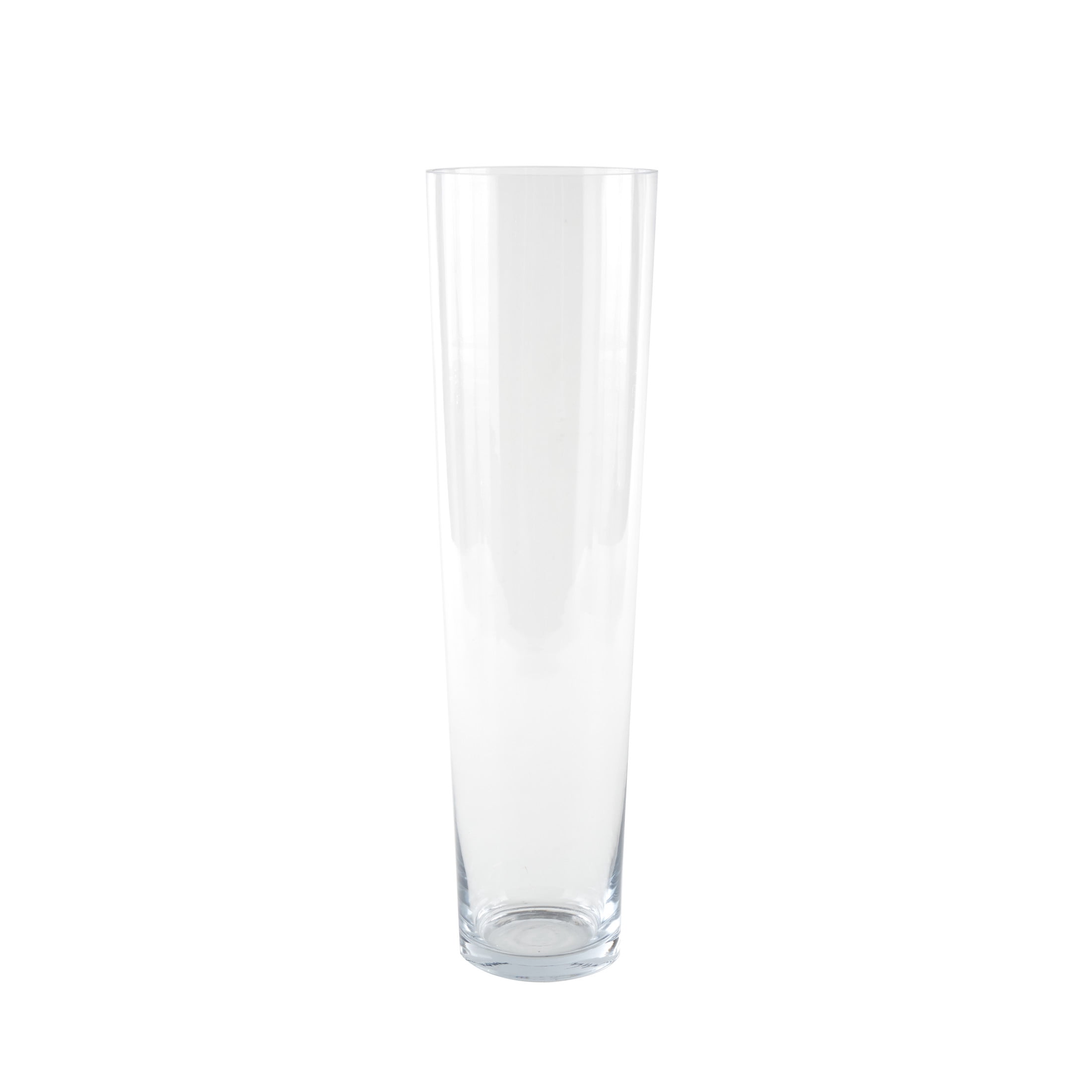 DecMode 24" Tall Glass Vase