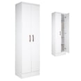 thumbnail image 1 of Ropero Closet De 2 Puertas y 4 Repisas Color Blanco MDP Mueble Organizador KingsHouse blanco 1, 1 of 9