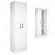 thumbnail image 1 of Ropero Closet De 2 Puertas y 4 Repisas Color Blanco MDP Mueble Organizador KingsHouse blanco 1, 1 of 9