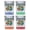 Multicolor (4-Pack), variant on Bethany Beach Delaware Vintage Design Souvenir 2 oz Square Shot Glass – Green