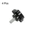 thumbnail image 3 of Uxcell 4 Pieces Star Clamping Knobs M8 x 16mm Metric Thread 39mm Large 5-Star Head Thumb Screws Hand Handle Black, 3 of 7