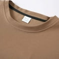 thumbnail image 5 of Mens Waffleknit T Shirts with Pocket Short Sleeve Crewneck Tees Tops Business Casual Solid Color Pullover Slim Basic Loungewear Work Tshirts Shirt, 5 of 7