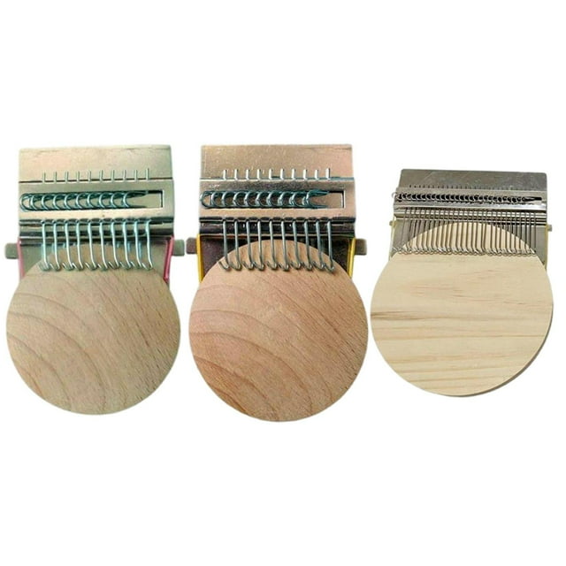 GUOOL 3Pieces Speedweve Type Loom Weave Tool Darning Knitted Crochet Hooks for DIY