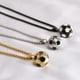 thumbnail image 3 of Collar de fútbol de acero inoxidable 304 de titanio con personalidad europea y americana para hombre creativo, 3 of 6